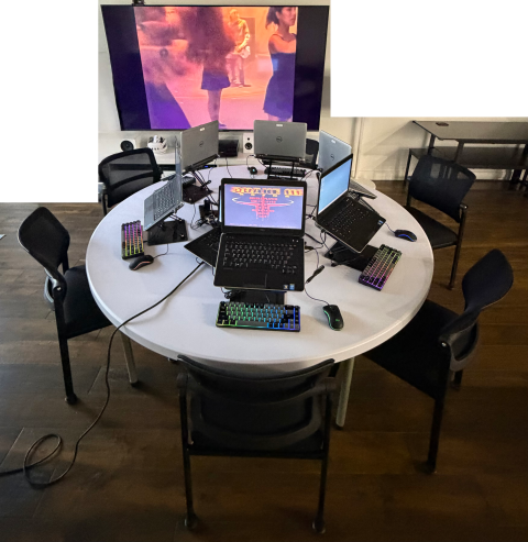 6 player laptop setup